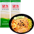 JTEDZI Dried Somen Noodles, Thin Somyeon Noodles, Chinese Dry Wheat Noodles, Long Xu Mian, 龙须面, 7.05 oz (200g) x 2 bags