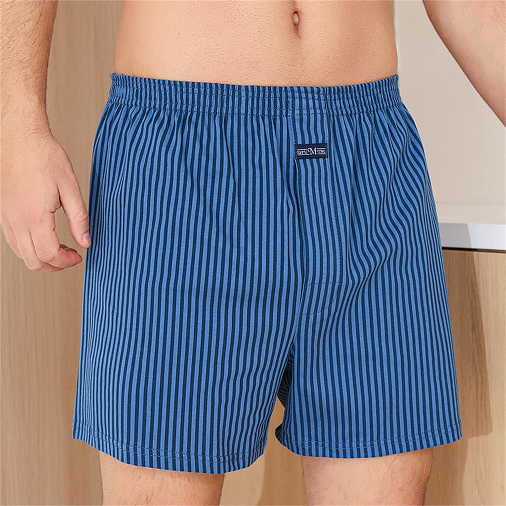Men's Cotton Casual Boxer Shorts Underwear Soft Comforatble Relaxed Fit