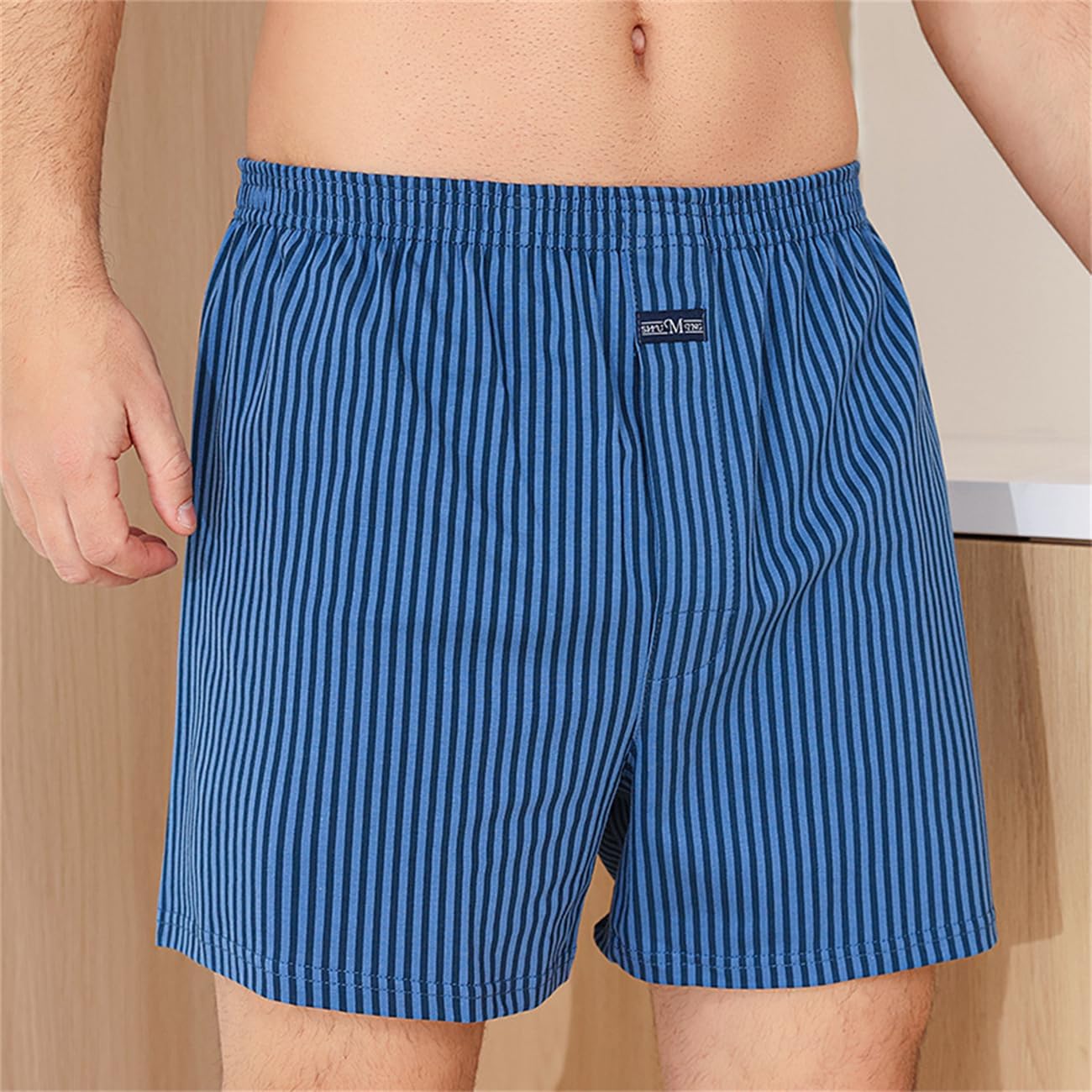 Men's Cotton Casual Boxer Shorts Underwear Soft Comforatble Relaxed Fit