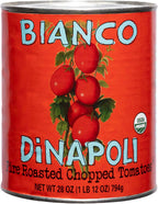 Bianco Dinapoli, Organic Fire Roasted Chopped Tomatoes, 28 Ounce