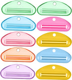 FRCOLOR 10 Pack Toothpaste Tube Squeezer Roller for Bathroom Use Easy Grip Smooth Surface Efficient Toothpaste Saver Dispenser