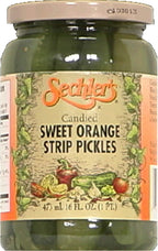 Sechlers Pickle Candied Swt Orng Strip