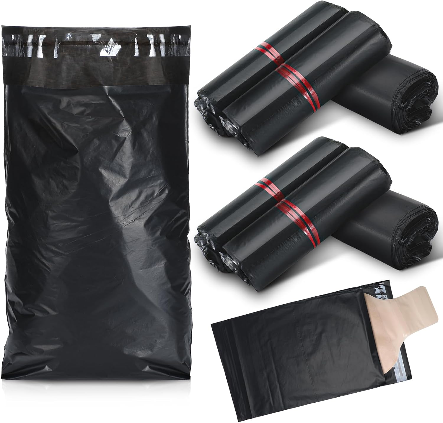300 Pcs Ostomy Pouch Disposable Bag 7.87 x 13.78 Inches Ostomy Pouch Disposal Bags Prevent Odours Leakage Colostomy Supplies Anti Peeping Disposal Sacks for Colostomy Waste Bags
