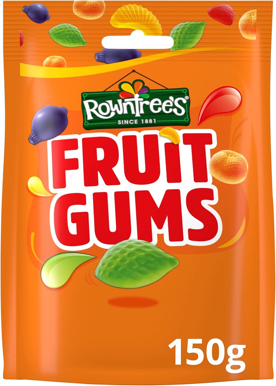 Rowntree's Fruit Gums Sweets Sharing Pouch, 150 g