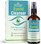 NOVEHA Eyelid Cleanser | Stye Eye Treatment | Eye Lid Cleaning | Dry Relief | Fast Acting Soothing Eyelid Cleansing Formula | Pure and Gentle Lash Hypochlorous Acid Spray (4oz - 1 Pack)