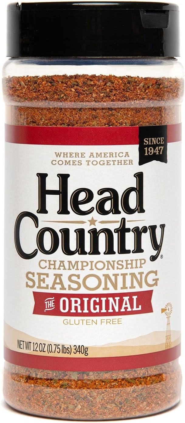 Head Country BBQ Championship Seasoning, Original Flavor | XL, 12 Ounce | BBQ Seasonings and Rubs | Smoking & Grilling Spices and Seasonings
