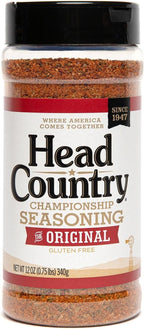 Head Country BBQ Championship Seasoning, Original Flavor | XL, 12 Ounce | BBQ Seasonings and Rubs | Smoking & Grilling Spices and Seasonings