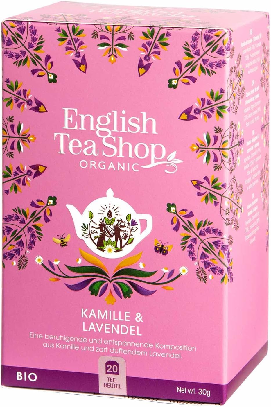 Chamomile Lavender - English Tea Shop - Organic Tea - 20 tea bags