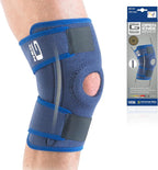 Neo-G Open Knee Brace - Knee Support for Patella Injuries, Joint Pain, Miniscus Tear, Rehabilitation, Sporting Injuries. Metal Side Stabilizers - Left or Right Knee - Class 1 Medical Device