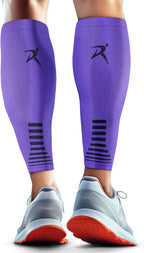 Rymora Calf Compression Sleeves Men Women - Leg Compression Sleeve Footless Socks - Shin Splint Relief Fitness Running