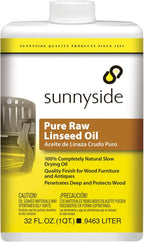 Sunnyside Corporation 87332 Pure Raw Linseed Oil, Quart