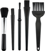 5 PCS Mini Keyboard Cleaning Brushes Kit, PP Handle Nylon Anti Static Electronic Dust Cleaning Brush for Computer Keyboard Motherboard Camera Small Space