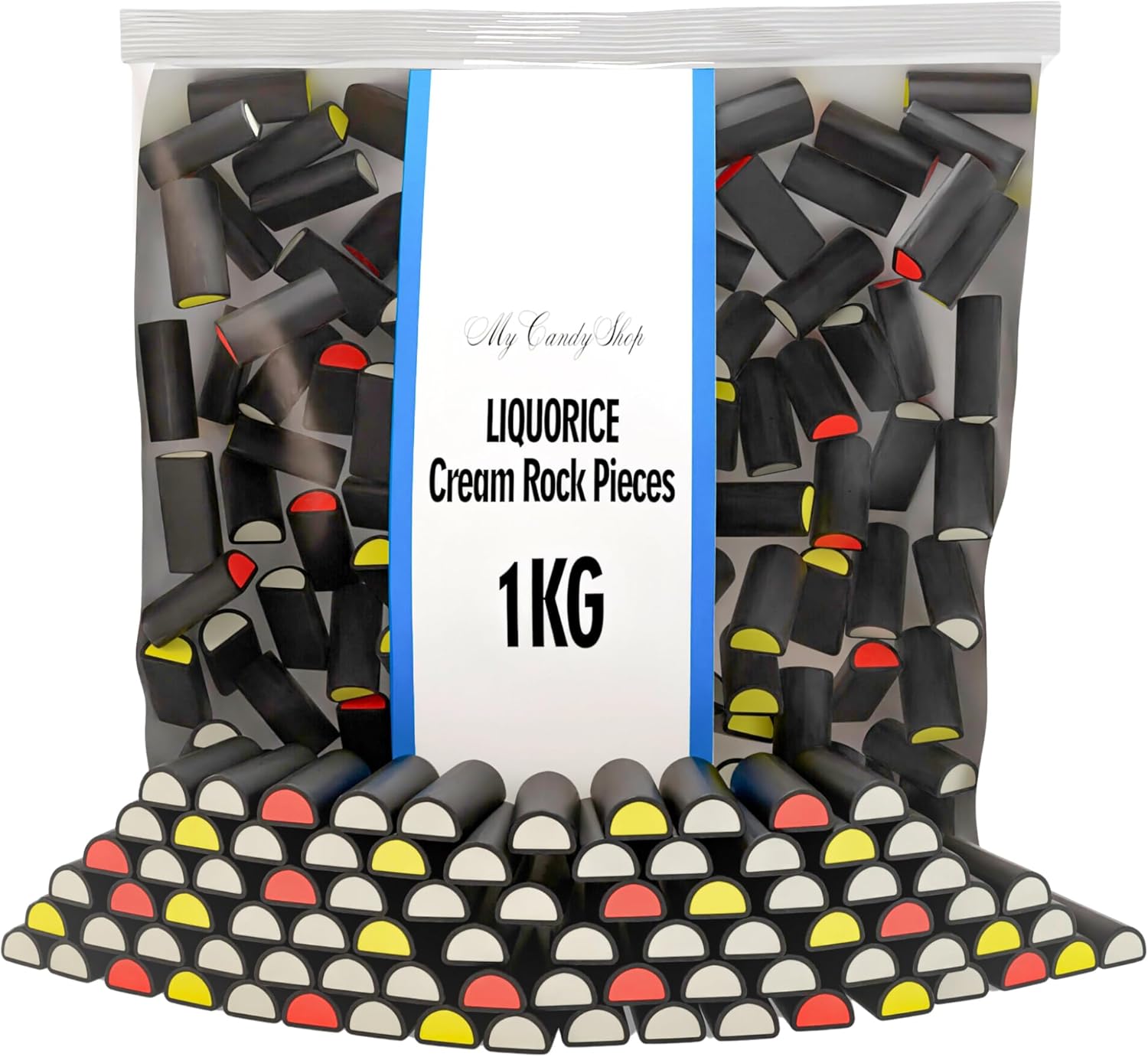 LIQUORICE Cream Rock Pieces 1kg