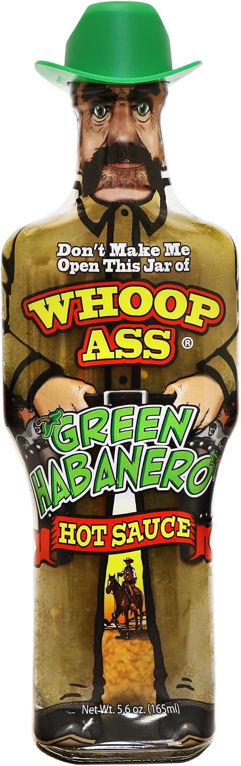 WHOOP ASS Premium Habanero Hot Sauce - 5 oz – Try if you dare! – Perfect Gourmet Gift for the Hot Sauce Fan