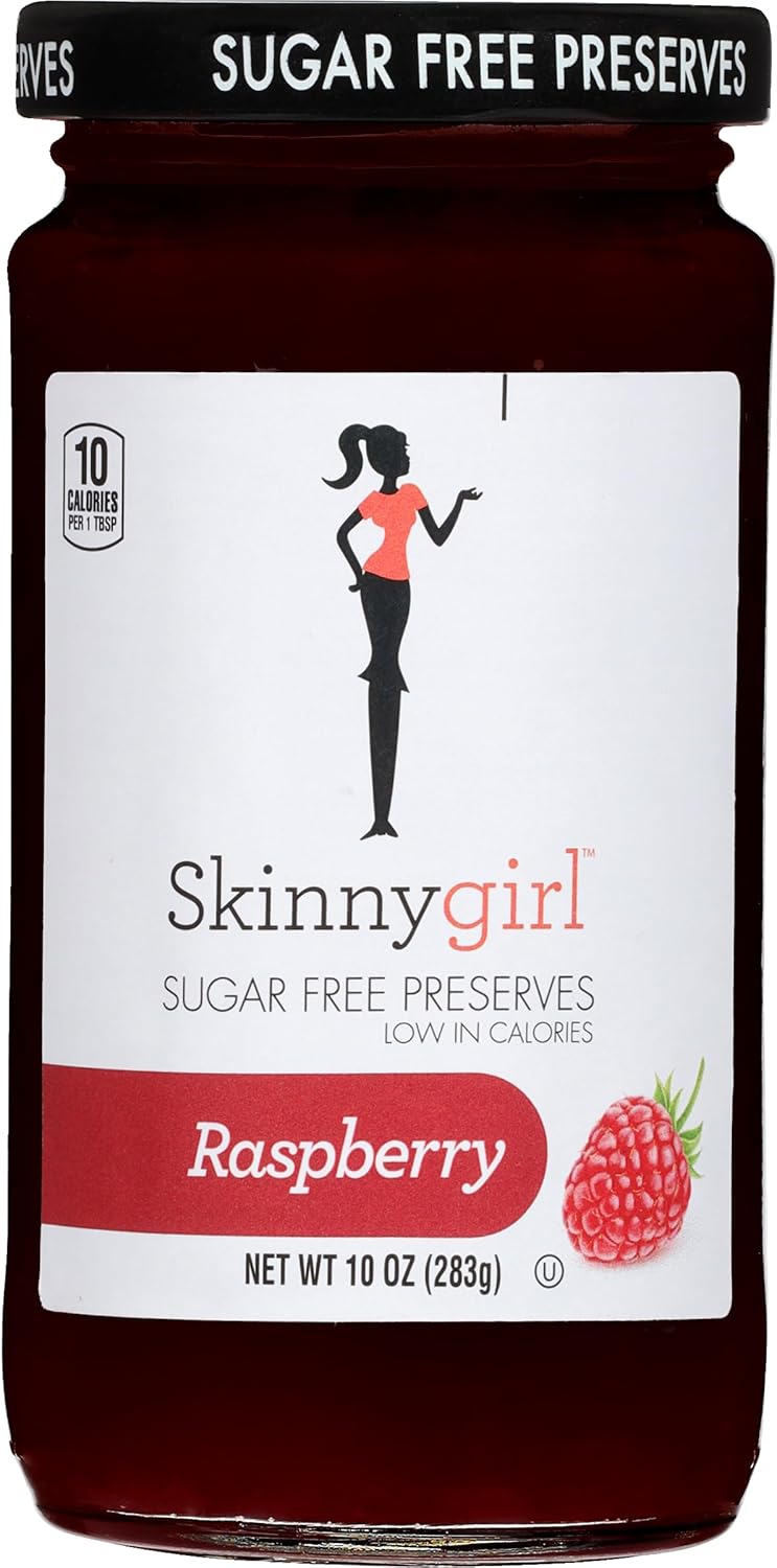 Skinnygirl Sugar Free Kosher Preserves, Raspberry, 10 Ounce