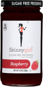 Skinnygirl Sugar Free Kosher Preserves, Raspberry, 10 Ounce