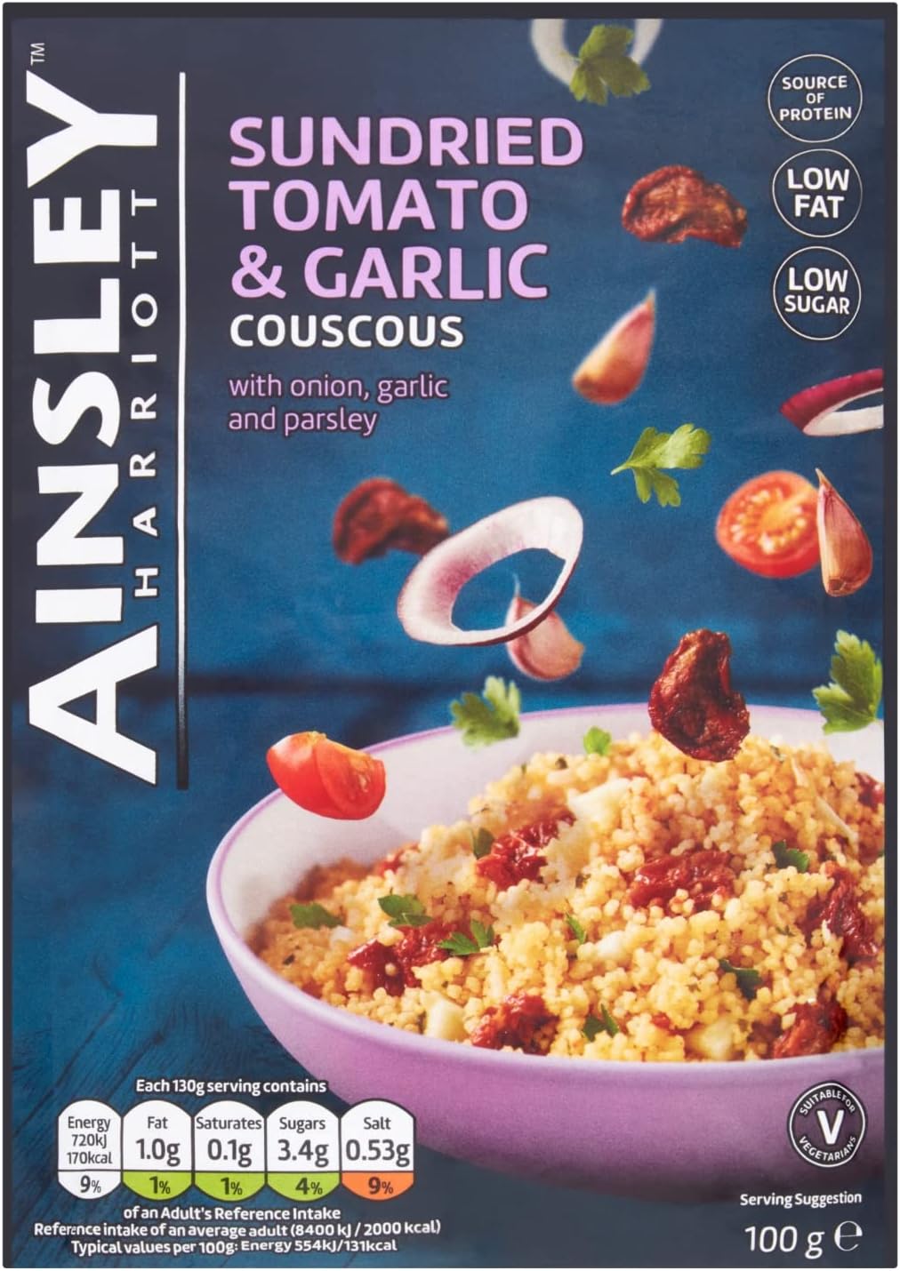 Ainsley Harriott Sundried Tomato & Garlic Cous Cous 100g