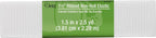 Dritz 1-1/2" Ribbed Non-Roll Elastic, 2-Yards Long, White