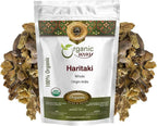 Organic Way Haritaki Whole (Chebulic Myrobalan) | Terminalia Chebula (Yellow Myrobalan) | Kosher & USDA Certified | Vegan, Non-GMO & Gluten Free | 100% Raw from India (8 oz - 1/2 lbs)