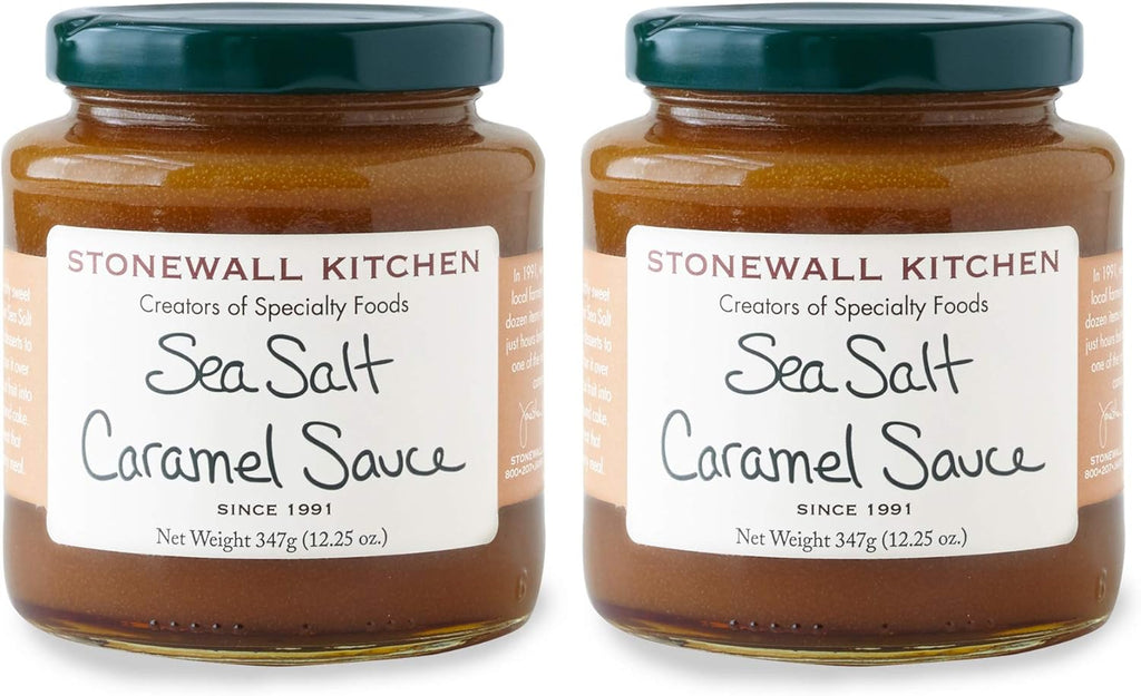 Stonewall Kitchen Sea Salt Caramel Sauce, 12.25 Ounce (Pack of 2)