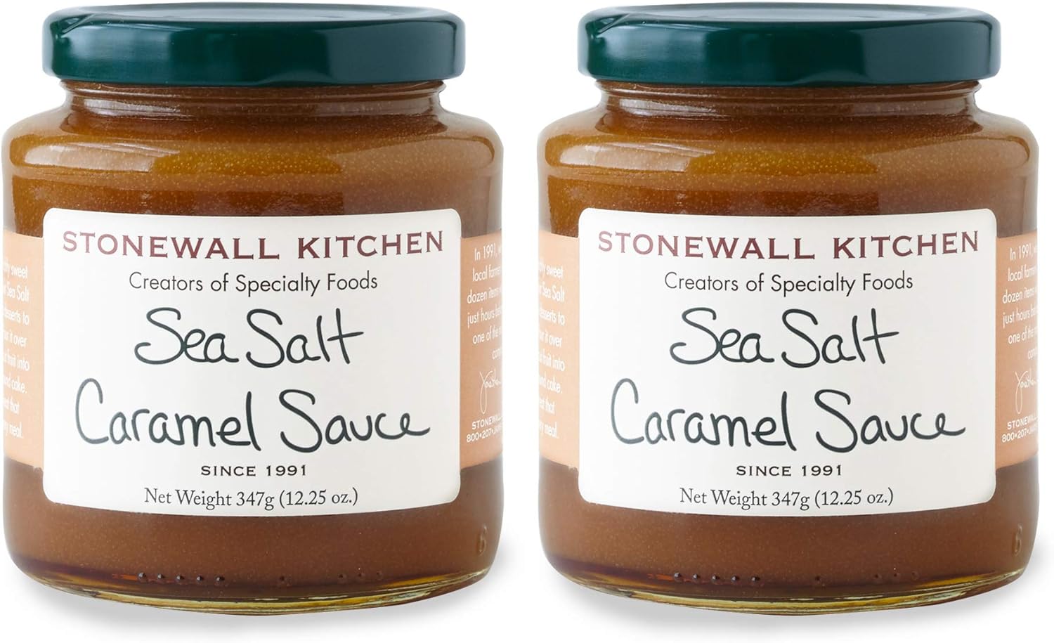 Stonewall Kitchen Sea Salt Caramel Sauce, 12.25 Ounce (Pack of 2)