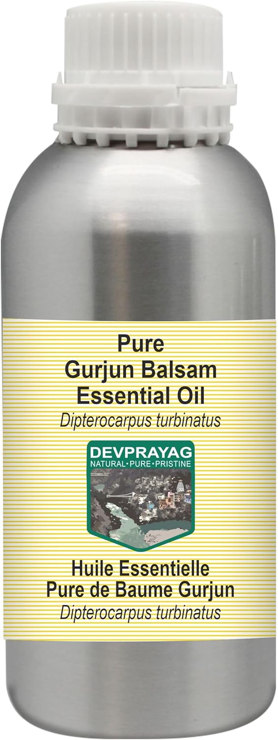 Pure Gurjun Balsam Essential Oil (Dipterocarpus turbinatus) Steam Distilled 1250ml (42 oz)