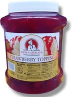 Generic Strawberry Dessert sundae Topping 72 oz Made in USA.. Good For Pies, Cakes, Pastries, Ice Cream and Dessert Topping, Pancake or Waffle Spread | Made with Fresh Real Fruit