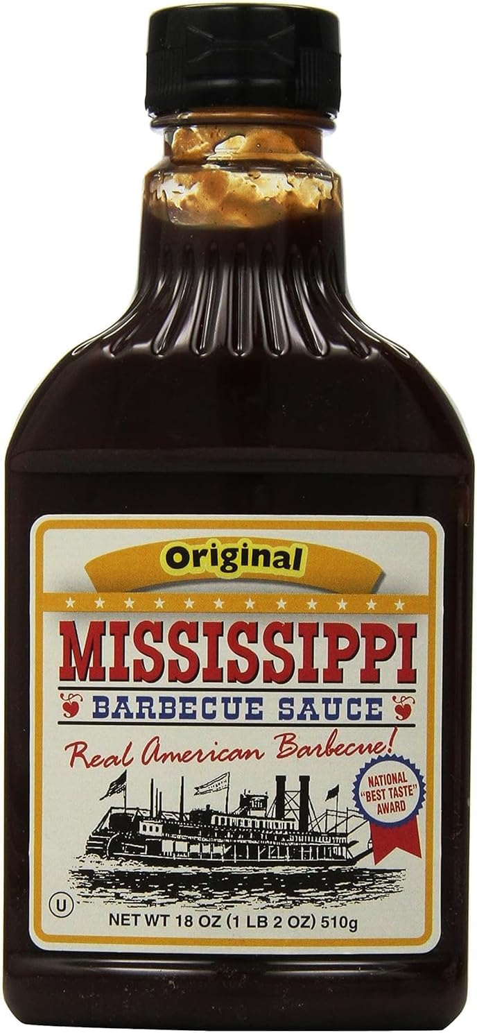 Generic Mississippi Barbecue Sauce 18oz Real American Award Winning (Original)