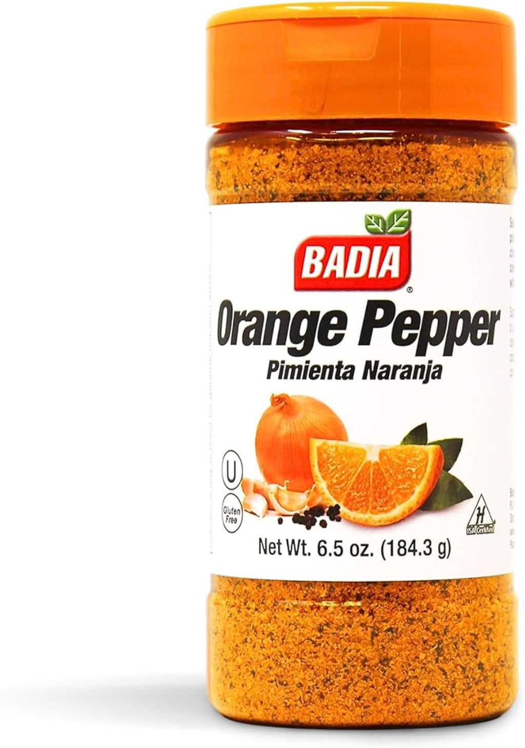 Badia Orange Pepper Seasoning, 6.5 oz - Pepper, Garlic & Onion, Zesty Citrus Blend for Chicken, Seafood & Vegetables