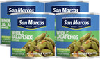 San Marcos Whole Jalapeno Peppers, 26 Ounce (Pack of 4)