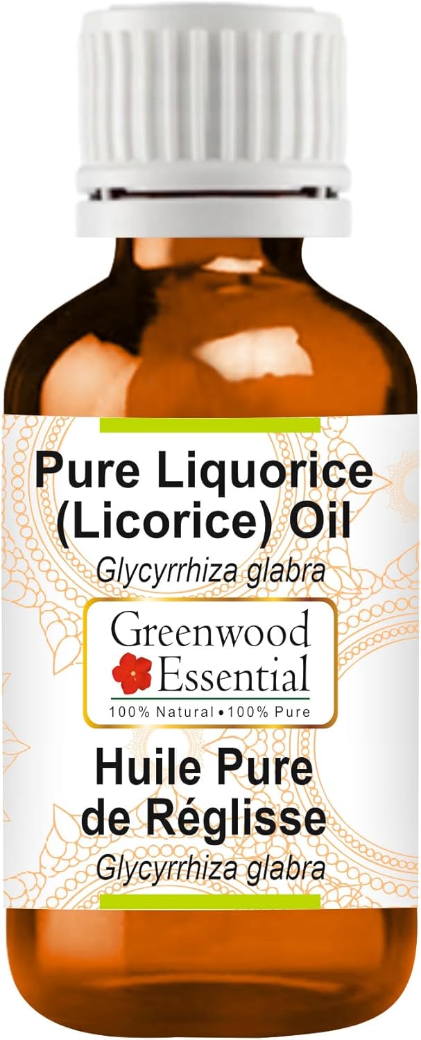 Greenwood Essential Pure Liquorice (Licorice) Oil (Glycyrrhiza glabra) 100ml (3.38 oz)
