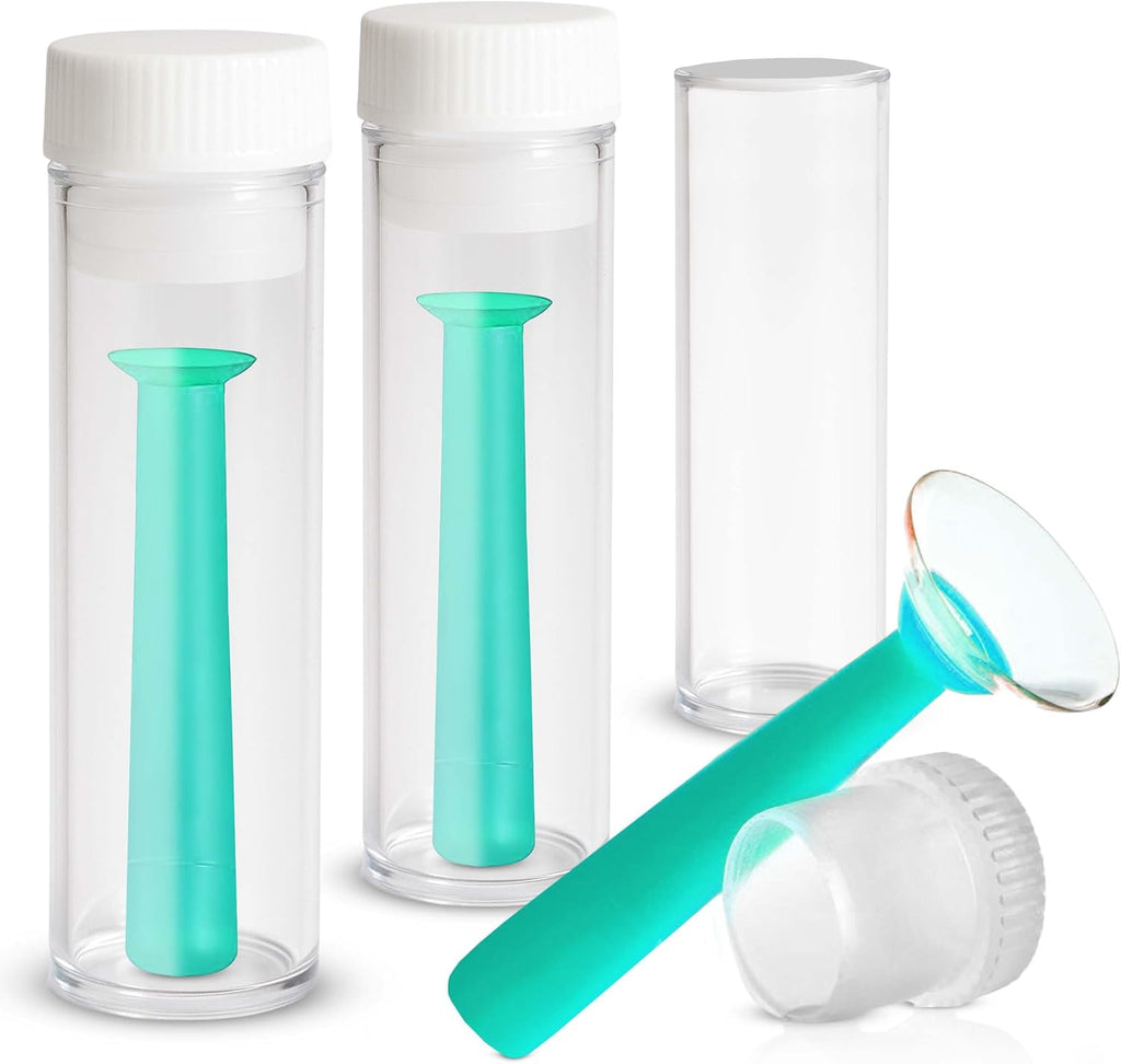 Soft Contact Lens Green Inserter Remover | for Certain Soft Contact Lenses Suction Holder |3pcs | by Sports World Vision