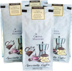 Coffee Masters Flavored Coffee, German Chocolate Cake, Whole Bean, 12-Ounce Bags (Pack of 4)
