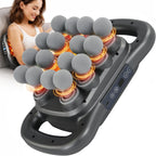 16-Head Deep Tissue Body Massager with Heat, 3 Modes & 30 Intensities, Multi-Head Back Massager for Full Body Relief, Quiet Percussion Massager for Back, Neck, Legs, Waist,2600mAh Battery