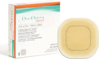 ConvaTec DuoDERM Signal CGF 4"x4" Hydrocolloid Tapered Edge Sterile Adhesive Dressing with Change Indicator for Exuding Wounds, Waterproof, Latex-Free, Flexible, Square, Beige, 5ct Box (3 Pack)