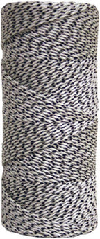 Kraft Tool BC352 Premium Professional Bonded Braided Masons Line with 500-Feet Tube, White/Black, One Size