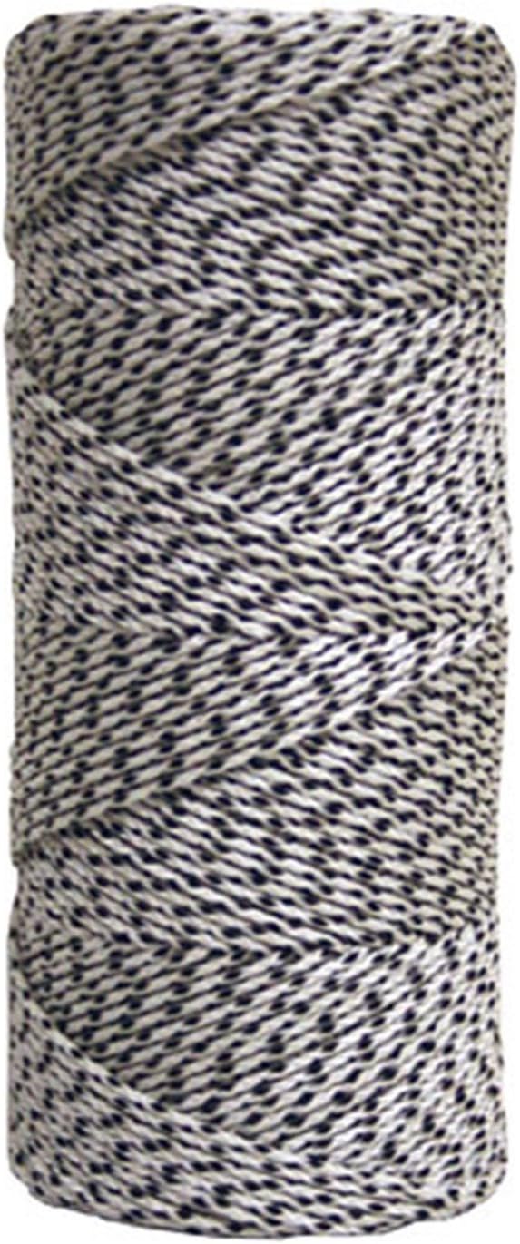 Kraft Tool BC352 Premium Professional Bonded Braided Masons Line with 500-Feet Tube, White/Black, One Size