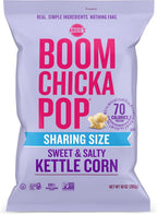 Angie's BOOMCHICKAPOP Sweet and Salty Kettle Corn Popcorn, Gluten Free, Party Size 10 oz.