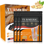 Wanban 48 PCS Turmeric Varicose Vein Patch Natural Relief Treatment for Legs, Spider Varicose Vein Patch