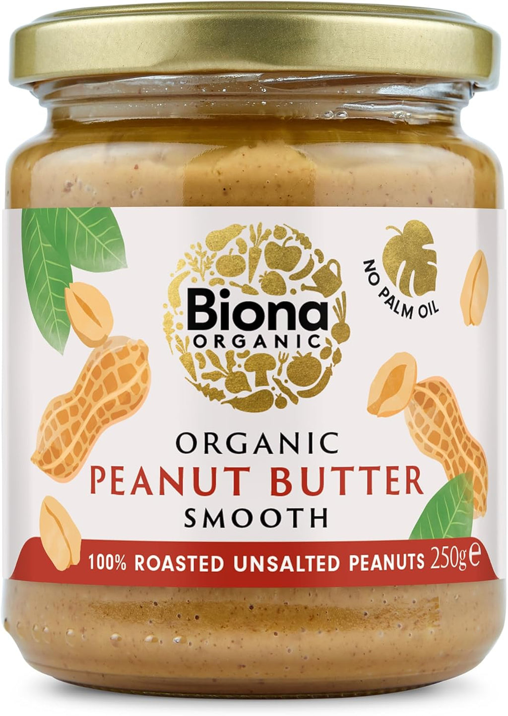 Biona Organic - Peanut Smooth Butter - 500g