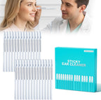 Sticky Ear Cleaning Stick for Adults, Reusable Sticky Ear Cleaner Picks, Gentle Soft Ear Care Cleaning Sticks with Dust Cover (S, 24)