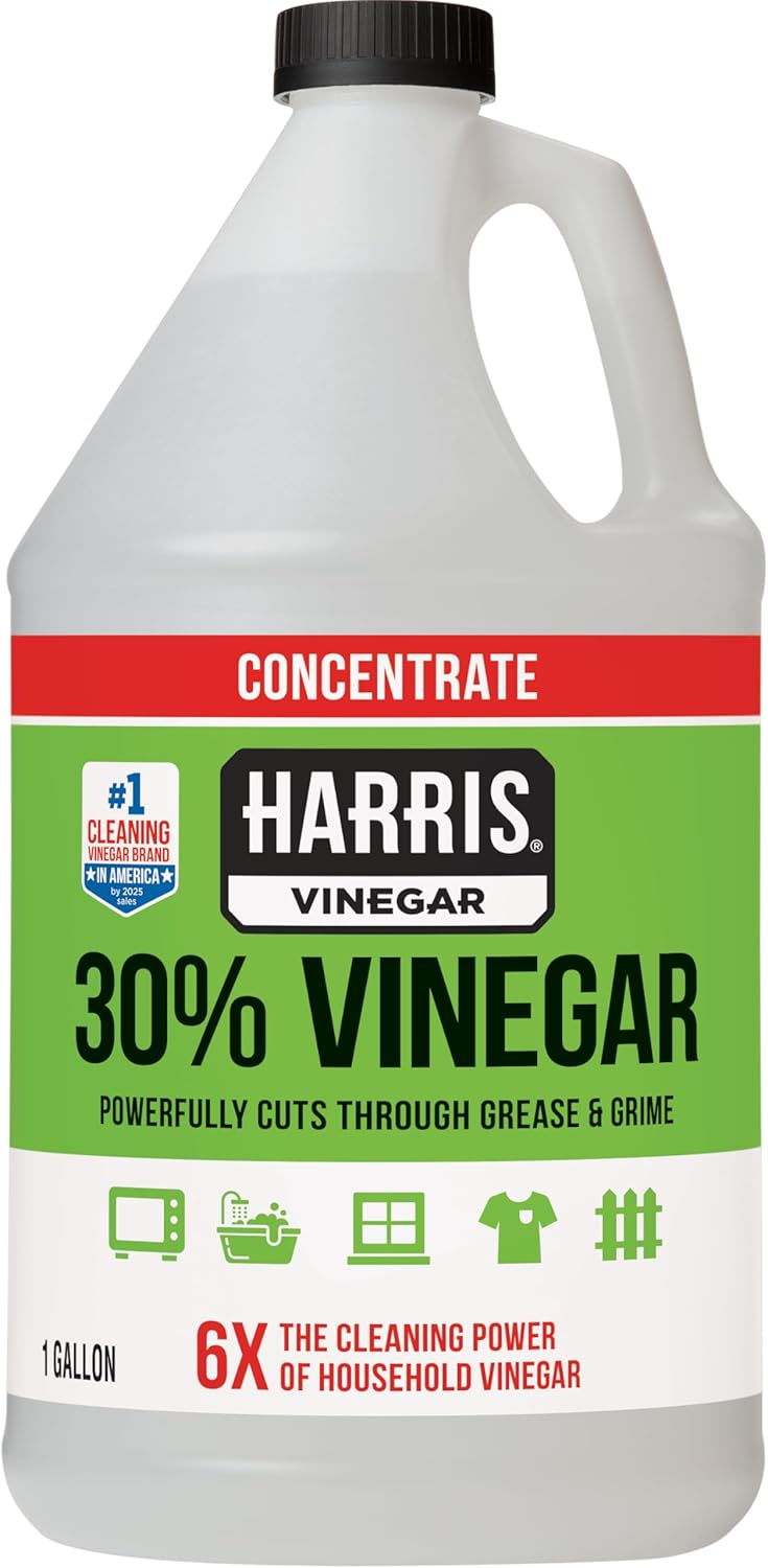 Harris 30% Vinegar Concentrated Extra Strength — All Purpose Cleaner for Home, Garden & Patio