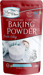 Mom's Place Gluten-Free Double Acting Baking Powder | Corn Free, Aluminum Free, Non-GMO | Perfect for Baking, 8oz Resealable Bag