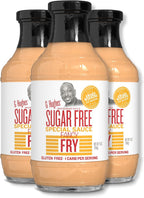 G Hughes Sugar Free Fancy Fry Special Sauce - Sugar Free Burger Sauce, Fry Sauce for French Fries, Gluten Free Secret Sauce, Dipping Sauces, Gluten Free Sauces - 16 Oz (3-Pack)