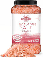 LA SALT CO Kashmir 5 Lbs Pink Himalayan Salt Bulk Jar, Coarse | 100% Pure, Food Grade with 84 Trace Minerals | Kosher Certified, Vegan, Non-GMO, & Cruelty-Free