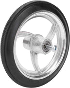 (7 inch) Non-slip Polyurethane Tire Replacement Disabled Front Wheel B icycle - Aluminum with 8mm Axle for Disabled B icycle, Wheelchair Front Wheel, Rollator, Walker。