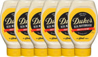 Duke’s Real Mayonnaise Squeeze Bottle – Original Smooth & Creamy Taste, 18 Ounce (Pack of 6)