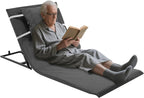 Electric Lifting Backrest for Bed, Adjustable Power Lifting Backrest for Elderly Patient Injured, Assist Elderly to Get Out of Bed Easily, Sit-up Back Rest Chair for Neck Lumbar Back Support (Grey)