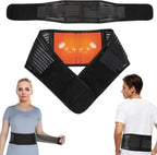 Back Support with Magnet, Tourmaline Magnetic Back Braces for Lower Back Pain Relief, Self Heating & Soothing Waist Band, Lumbar Support Belt for Herniated Disc/Sciatica (X-Large)
