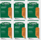 CURAD Athletic Foam Bandages, 1" x 3", Perfect for Sports Injuries, Pack of 6, 30 Count